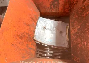 Trituradora Industrial de Doble Eje para Chatarra Metálica, Trituradora de Hierro Ligera, de Alto Rendimiento, Proveedor Indio - Product Image 3