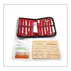 Kit de sutura rosa para práctica médica, almohadilla de sutura extragrande, Kit de estudiante quirúrgico, almohadilla de silicona de sutura, Etiqueta Privada - Product Image 1