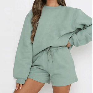 <b>Women's</b> Sets 2 Piece Casual T-Shirts & Shorts Workout <b>Suit</b> <b>Women's</b> Clothing Shorts Sets 100% Cotton <b>Women</b> Two Piece Set For Sale - Product Image 2