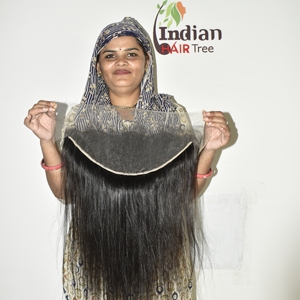 Extensiones de Cabello Humano Indio 100% Natural, Liso, de Calidad Superior, con Doble Trama, 100g, Precio de Fábrica al Por Mayor - Product Image 6