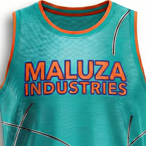 Ensemble de maillots de basketball de rue personnalisés MALUZA Industries, maille respirante, sublimation, grande taille, été, qualité supérieure - Product Image 5