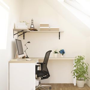 Plateau de table en bois de noyer stratifié, surface de bureau rectangulaire en bois pour bureau debout, mobilier de bureau, vente en gros - Product Image 3