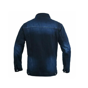 Veste en jean unisexe bleu clair pour perfectionnistes, avec doublure polaire, imprimé réfléchissant, rembourrage en polyester, décontractée, en coton lavé, col montant - Product Image 5