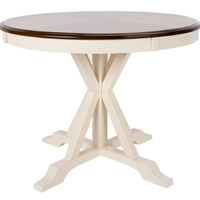 Ensemble de table et de chaises de restaurant en teck de haute qualité avec finition naturelle blanche pour mobilier de restaurant