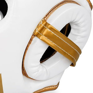OEM Boxing <b>Head</b> Guard Leather Full Face Helmet Protector Professional <b>Training</b> Kickboxing MMA Muay Thai Headgear - Product Image 6