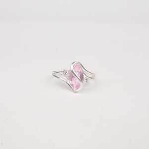 Pink Morganite <b>Ring</b> Sterling Silver <b>Ring</b> Women Jewelry Handmade <b>Ring</b> Gift For Her Elegant Jewelry Fashion Accessories - Product Image 5