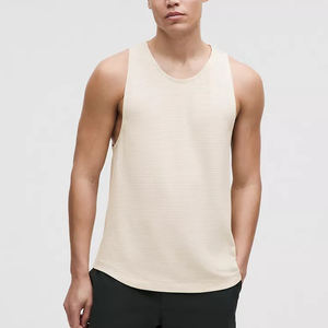 เสื้อกล้ามออกกำลังกายคุณภาพสูง ระบายอากาศได้ดี สำหรับฟิตเนส เพาะกาย ขายส่ง เสื้อผ้าผู้ชายลำลองแบบสมาร์ท ผ้าฝ้าย ด้านหน้า - Product Image 6