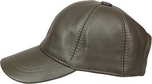 Unisex Minimalist Black Leather Baseball <b>Cap</b> <b>Women</b> Fashion Low Profile Leather Dad Hat Custom Chic PU Leather <b>Cap</b> - Product Image 4
