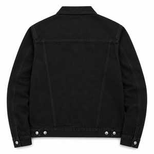 Unisex High Quality <b>Customized</b> <b>Denim</b> <b>Jacket</b> with Embroidered Logo Puff Printed Coat for Casual Winter Style Jeans Material - Product Image 2