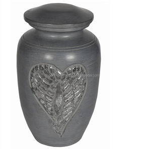 Premium Quality Blue Jar Metal Cremation urn Memorial Container Jar <b>Pot</b> Cremation Urns Metal Urns | - Product Image 5