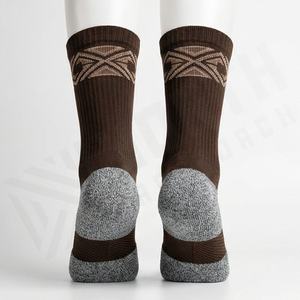 Custom Design Crew Running <b>Socks</b> Sports Athletic Comfort Blister Protection Breathable <b>Soft</b> Customized Color Fit Pairs Wear - Product Image 2