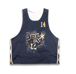 Pinnies de Lacrosse Personalizados al por Mayor, 100% Poliéster, Ligeros, Elásticos en Cuatro Direcciones, Impresión por Transferencia de Calor, Reversibles - Product Image 2