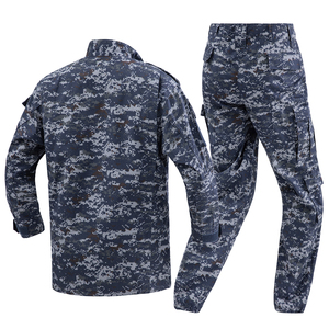Uniforme Táctico ACU Avanzado en Camuflaje Digital Oceánico con Chaqueta y Pantalones Resistentes de Ripstop TC 65/35 para Uso en Exteriores - Product Image 4