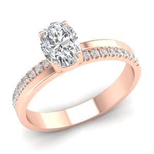 โรงงาน REYES ราคาขายส่ง แหวนเพชรโมอิสซาไนต์ทรงรี 1.43 กะรัต ทอง 14K 18K สำหรับผู้หญิง รับผลิตแบบ OEM ODM เครื่องประดับสั่งทำ - Product Image 2