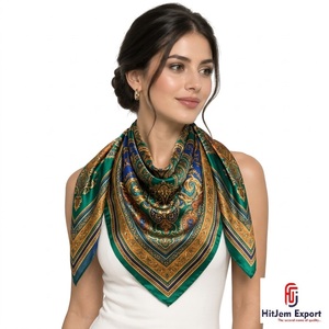 Fabricante de Bufandas Estampadas de Satén de Alta Calidad, OEM, ODM, Marca Privada, Marketing, Kenia, Nigeria, Ghana, Sudáfrica - Product Image 2
