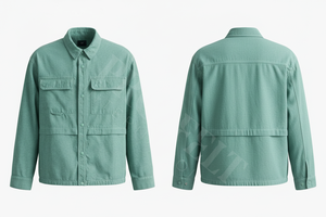 Camisas de Vestir Ligeras para Trabajo al Aire Libre, Cierre de Botones Personalizado, Marca Privada, Manga Larga, Diseño con Bolsillos - Product Image 2