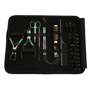 Premium Rainbow Hair Extension Technician Toolkit with Nano ring Removal Pliers Bead Closing Tool Hair Divider Ring Styling Clip - Product Image 1