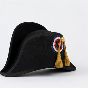 หมวก Bicorne ระดับพรีเมี่ยมสำหรับมืออาชีพขน100% น้ำหนักเบาเป็นมิตรกับสิ่งแวดล้อมสวมใส่สบายกลางแจ้ง - Product Image 3