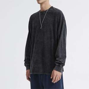 Sudadera de Invierno para Hombre, Diseño de Moda, Buena Calidad, Lavado Ácido, Mezcla de Algodón y Felpa, Manga Larga, Resistente - Product Image 1