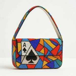 Sac de soirée de luxe pour femmes avec cadre perlé, artisanat décoratif haut de gamme et style intemporel pour les occasions spéciales - Product Image 3