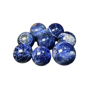 Esfera de Cristal de Sodalita Azul Natural, Bola de Piedra Preciosa Pulida para Decoración del Hogar y Feng Shui - Product Image 4