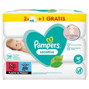 Toallitas húmedas Pampers para piel sensible, limpieza suave y humectación duradera, exportación a granel - Product Image 5
