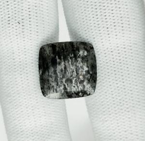 Cuarzo rutilado negro AAA, gema facetada en forma de cojín de 16*16 mm, GEMA 100% NATURAL para la fabricación de joyas a precio de mayoreo. - Product Image 1