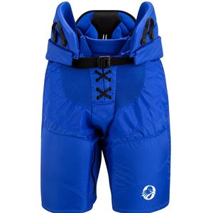 Shorts de hockey sur glace rembourrés pour femmes, noir et bleu, avec ceinture de protection, pantalon de sport athlétique, vêtements de performance - Product Image 1