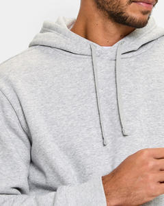 Custom Logo Embroidery Premium Cotton Polyester Blend Printing Customized Men's Hoodie <b>Thick</b> <b>Fleece</b> Drop Shoulder for Winter - Product Image 3