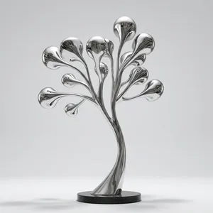 Grande sculpture d'aigle en métal doré avec ailes écartées, statue décorative d'extérieur pour hôtel, place publique, villa, jardin, décoration d'entrée - Product Image 3