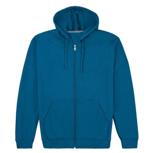 Sweats à capuche zippés 100% coton, logo imprimé personnalisé, coton vierge, adaptés à toutes les conditions, sweats à capuche zippés unisexes - Product Image 4