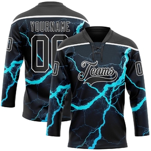 Maillot de hockey sur glace personnalisé pour équipe, vêtements de sport performants pour les jeunes, les adultes et les joueurs professionnels - Product Image 6