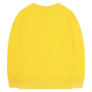 เสื้อสเวตเชิ้ตเด็กคุณภาพดี สีเหลือง ทรงหลวม คอกลม เนื้อผ้าหนา สำหรับใส่ลำลอง - Product Image 4