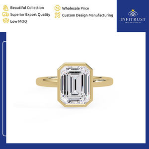 Offre incroyable sur des bagues solitaires en diamant de qualité supérieure, fabriquées à la main en argent sterling 925 avec une clarté VVS, au prix de gros - Product Image 2