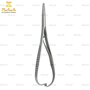 Pince à placer les élastiques Mathieu, porte-aiguille à pointe à encoche, pour orthodontie dentaire R.A.A. INTERNATIONAL, Qualité Premium - Product Image 6