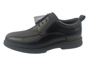 Zapatos Oxford de Vestir para Hombre, de Cuero Genuino Negro, con Cordones, Punta Redonda, Color Sólido, para Oficina y Carrera Profesional, Aptos para Todas las Temporadas - Product Image 3