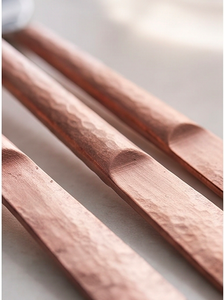Juego de Cubiertos Modernos de Acero Inoxidable con Mango de Cobre, Aptos para Lavavajillas, Vajilla para Bodas - Product Image 2