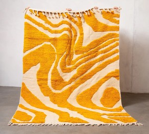 Tapis marocain en laine fait main coloré Beni Mrirt, tapis marocain tissé à la main, décoration intérieure en jute, OEM - Product Image 1