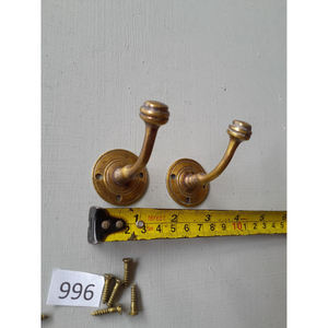 Full Brass Made Wall Mounted Hook Golden Wall Hook Home Bedroom Wall Decoration <b>Key</b> Holding Equipment Cloths Hanger Hook - Product Image 6