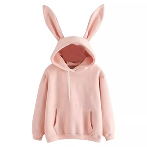 Custom Sweatshirt Wholesale Crop Top Fleece Hoodies Woman Printed Plain Cotton <b>Crewneck</b> Cropped Hoodie - Product Image 3