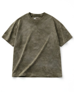 Men <b>Acid</b> Washed Tee Oversized Boxy <b>Drop</b> Shoulder Short Sleeve Casual Tee Premium Soft Fabric Custom Logo Wholesale T shirts - Product Image 1