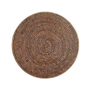 Handmade Natural Rattan Woven Placemat Round Heat Resistant <b>Table</b> Mat Boho Dining Kitchen <b>Table</b> Decor Wholesale Supplier Mat - Product Image 1