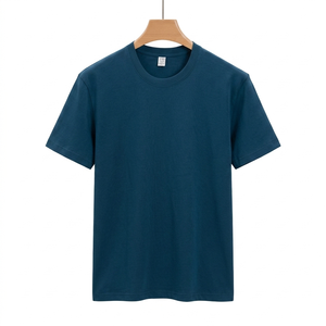 เสื้อยืดคอตตอน 210 กรัม ขายส่ง สกรีนโลโก้ได้ แขนสั้น สีพื้น ยูนิเซ็กส์ ทรงหลวม เสื้อเปล่า สไตล์ลำลอง - Product Image 5