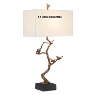 Lampe de bureau en rotin durable de style différent, installation sur table en métal, lampes de chevet décoratives