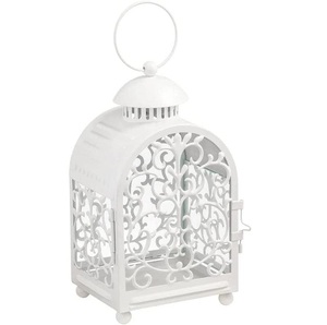 Lanterne marocaine traditionnelle en métal de grande taille, faite à la main, durable, à suspendre ou à poser au sol, pour la décoration de la maison et les fêtes - Product Image 5