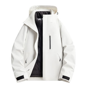 Chaqueta de Trabajo Impermeable y Transpirable para Hombre/Mujer, Color Sólido, Gruesa y Cálida, Uniforme Corporativo Personalizable - Product Image 5