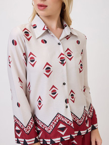 Pantalon et pantalon-culotte pour femme grande taille, style formel ample et confortable, motif imprimé aléatoire, collection Printemps-Été, faible MOQ - Product Image 2