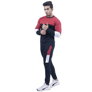 Vêtements de sport personnalisés OEM, survêtements d'entraînement en polaire pour hommes, ensemble de survêtements deux pièces pour hommes, survêtements d'entraînement de gymnastique pour hommes - Product Image 1