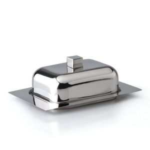 Mantequillera contemporánea de acero inoxidable para decoración de cocina moderna con diseño minimalista y funcional - Product Image 2
