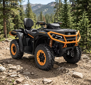LA MEJOR OFERTA PARA EL Vehículo Utilitario ATV MAX 6x6 Negro y Amarillo para Conducción en Granjas y Senderos, NUEVO ORIGINAL - Product Image 1